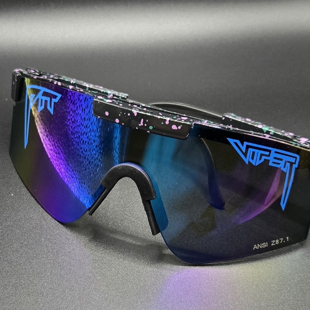 Viper Men's Sunglasses - Black and Blue